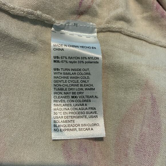 Chico's Pullover Sweater NWT Size 3 (XL) Lily V-Neck Hawaiian Autumn Blossom - Picture 5 of 7